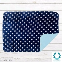 Baby Blankets New Born Combo Pack of Wrapper Hooded Blanket And Baby Bed Crib Blanket Pack of 2 Fabric: Microfiber - LXHXB:(99X2X75)CM, Blue, MicroFiber, Multipack:2